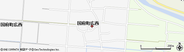鳥取県鳥取市国府町広西191周辺の地図