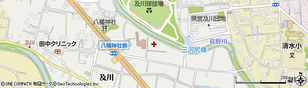 神奈川県厚木市及川678周辺の地図