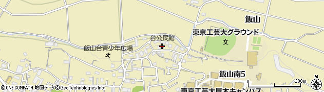 台公民館周辺の地図
