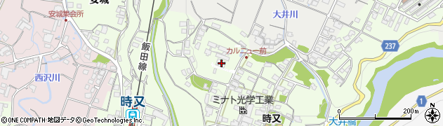 長野県飯田市時又252周辺の地図