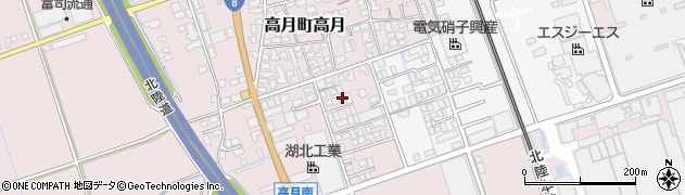 滋賀県長浜市高月町高月1615周辺の地図
