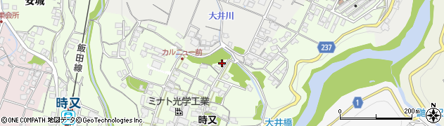 長野県飯田市時又310周辺の地図
