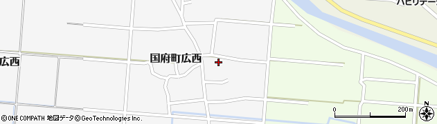 鳥取県鳥取市国府町広西62周辺の地図