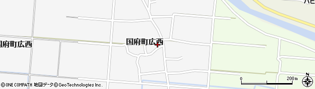 鳥取県鳥取市国府町広西186周辺の地図