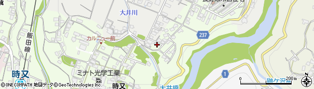 長野県飯田市時又175周辺の地図