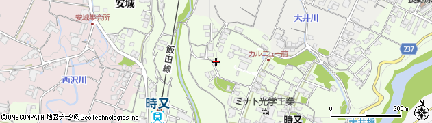 長野県飯田市時又610周辺の地図