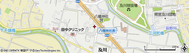 神奈川県厚木市及川593周辺の地図