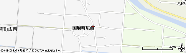 鳥取県鳥取市国府町広西185周辺の地図