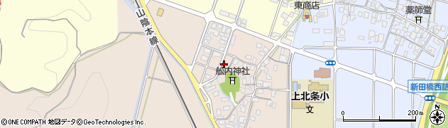 鳥取県倉吉市下古川周辺の地図