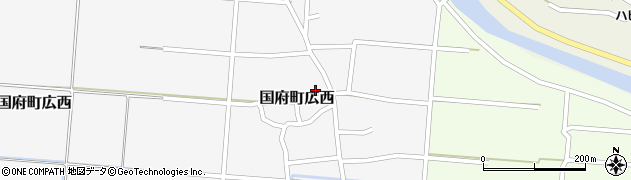 鳥取県鳥取市国府町広西183周辺の地図