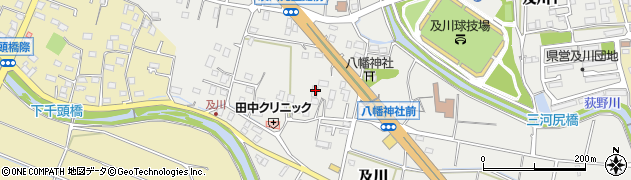 神奈川県厚木市及川595周辺の地図