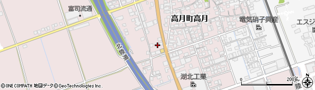 滋賀県長浜市高月町高月1353周辺の地図