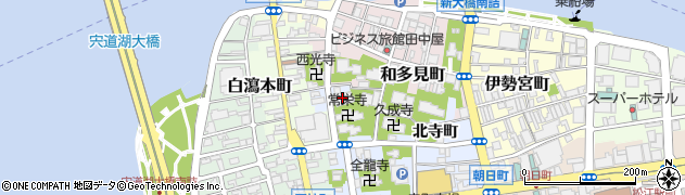 龍覚寺周辺の地図