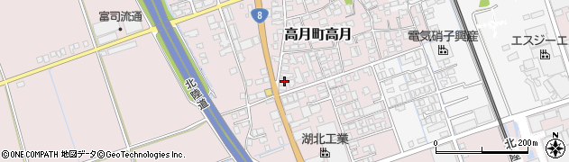 滋賀県長浜市高月町高月174周辺の地図