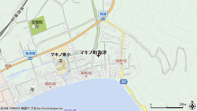 〒520-1811 滋賀県高島市マキノ町海津の地図