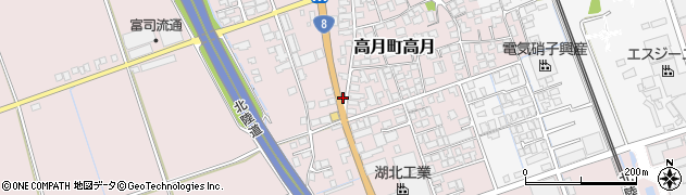 滋賀県長浜市高月町高月176周辺の地図