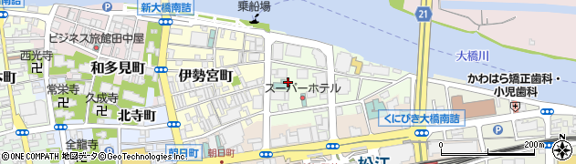温野菜 松江駅前店周辺の地図