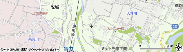 長野県飯田市時又605周辺の地図