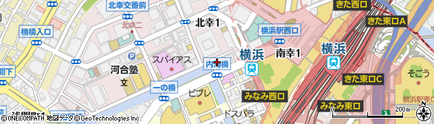 自遊空間 横浜西口2号店周辺の地図