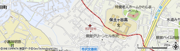 神奈川県横浜市旭区市沢町92-15周辺の地図