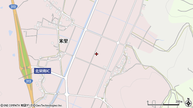 〒689-2113 鳥取県東伯郡北栄町米里の地図