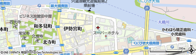 中国労働金庫　島根県営業本部周辺の地図