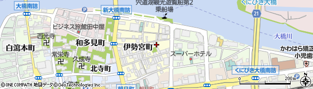 島根県松江市伊勢宮町周辺の地図