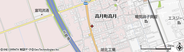 滋賀県長浜市高月町高月177周辺の地図