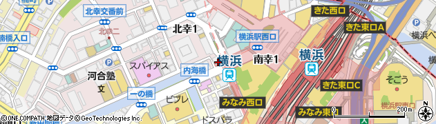 神奈川県横浜市西区北幸1丁目7周辺の地図