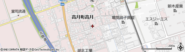 滋賀県長浜市高月町高月1669周辺の地図