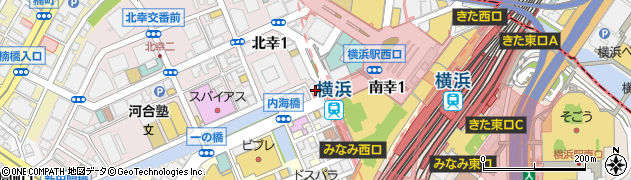 神奈川県横浜市西区北幸1丁目7-6周辺の地図