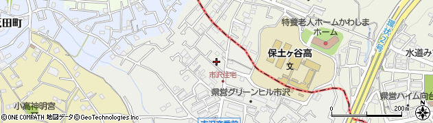 神奈川県横浜市旭区市沢町92周辺の地図