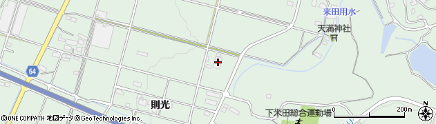 下米田ライスセンター周辺の地図