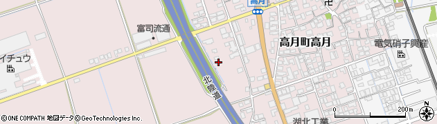 滋賀県長浜市高月町高月1320周辺の地図