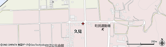 鳥取県東伯郡湯梨浜町久見389周辺の地図