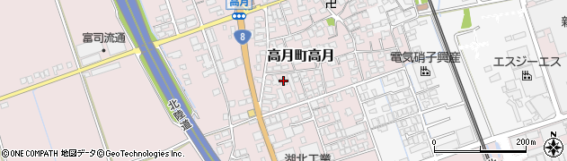 滋賀県長浜市高月町高月1640周辺の地図