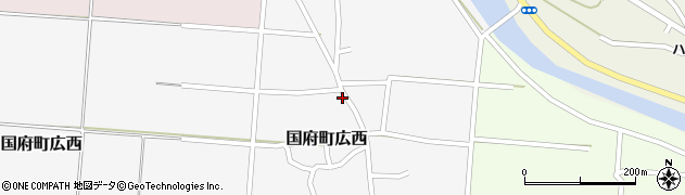 鳥取県鳥取市国府町広西181周辺の地図