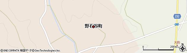 島根県出雲市野石谷町周辺の地図