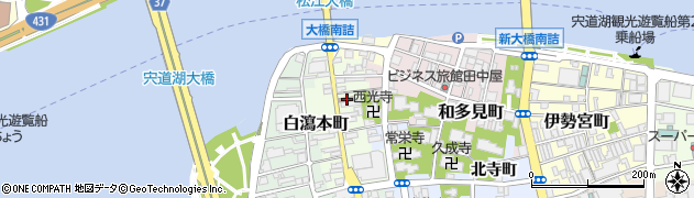 松江白潟本町郵便局 ＡＴＭ周辺の地図
