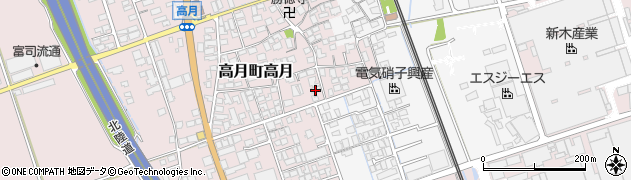 滋賀県長浜市高月町高月109周辺の地図