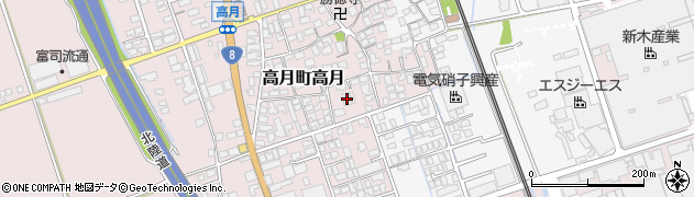 滋賀県長浜市高月町高月111周辺の地図