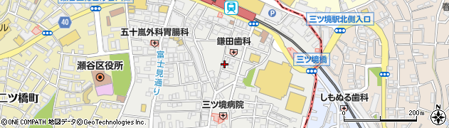 神奈川県横浜市瀬谷区三ツ境13周辺の地図