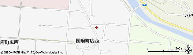 鳥取県鳥取市国府町広西72周辺の地図