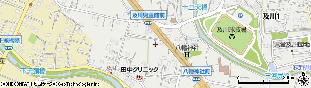 神奈川県厚木市及川587周辺の地図
