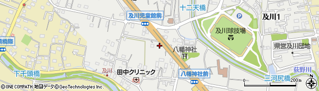 神奈川県厚木市及川588周辺の地図