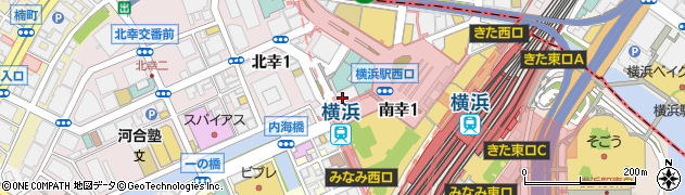 神奈川県横浜市西区北幸1丁目6周辺の地図