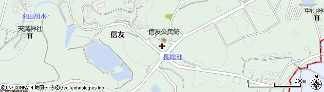 岐阜県美濃加茂市下米田町周辺の地図