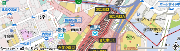 ラ・フィネ　東急横浜駅店周辺の地図