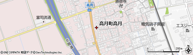 滋賀県長浜市高月町高月180周辺の地図