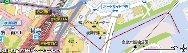 横浜ベイクォーター周辺の地図